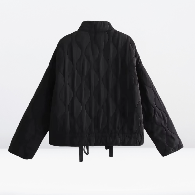 Cera | Baumwolle Steppjacke Damen mit Kordelzug