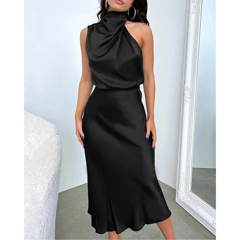 Damen Abendkleider Satin | Maxi