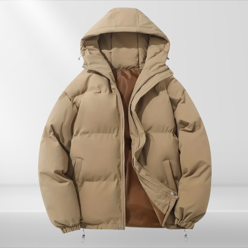 Stuttgart | Wattierte Herren-Pufferjacke mit Kapuze