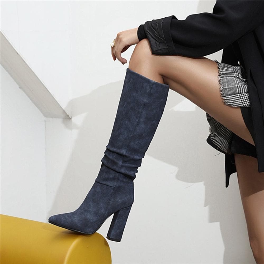 Dani | Stiefel Damen aus Suede in kniehoch