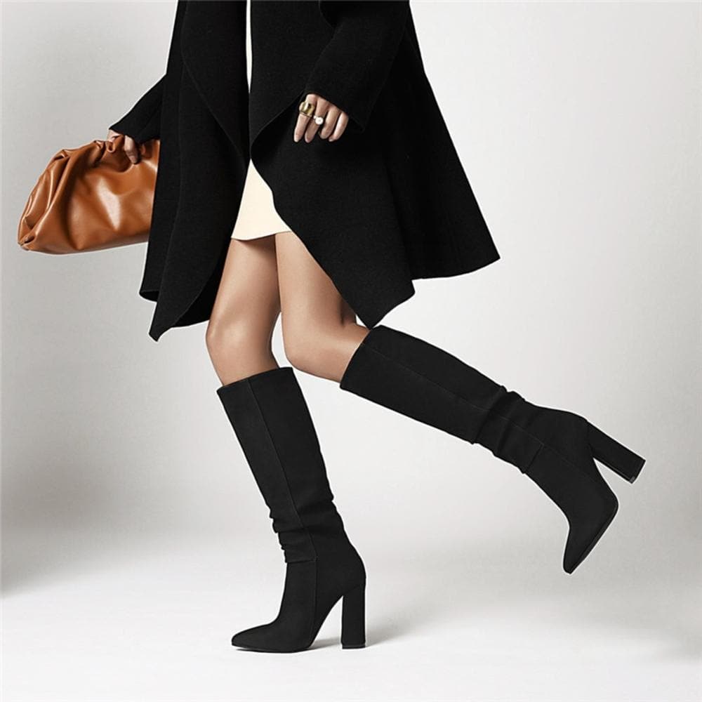 Dani | Stiefel Damen aus Suede in kniehoch