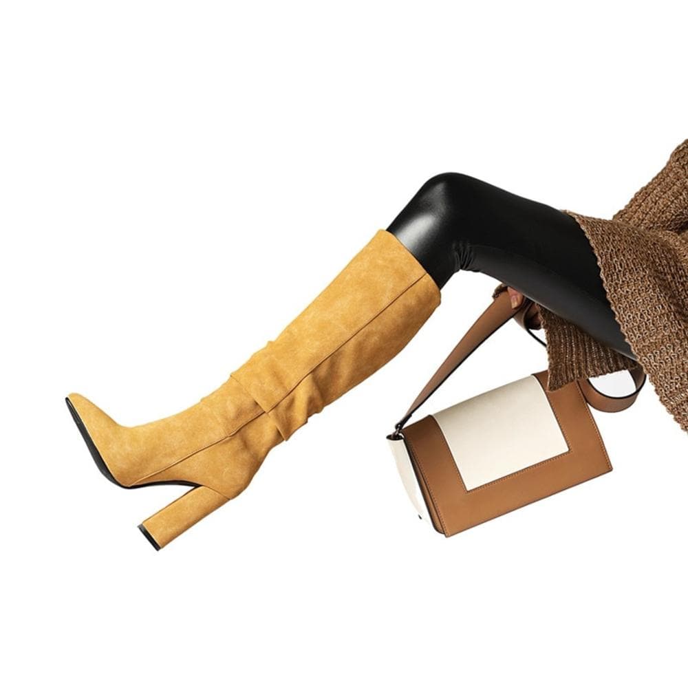 Dani | Stiefel Damen aus Suede in kniehoch