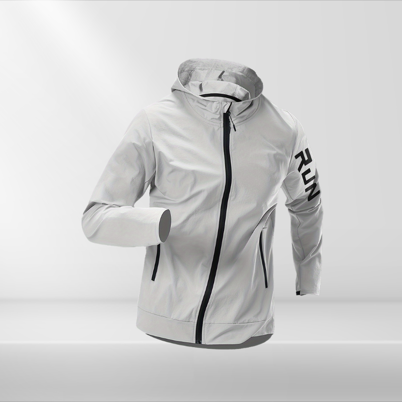 DryStride | Wetterfeste Laufjacke Winddicht und Atmungsaktiv
