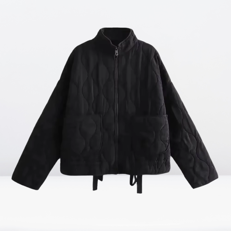 Cera | Baumwolle Steppjacke Damen mit Kordelzug