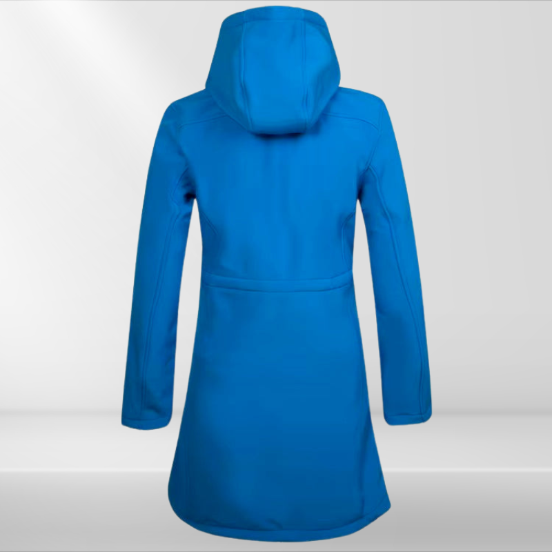 Storm | Frauen Wasserdichte Lange Softshell Outdoor-Wanderjacke mit Polar-Fleece-Futter