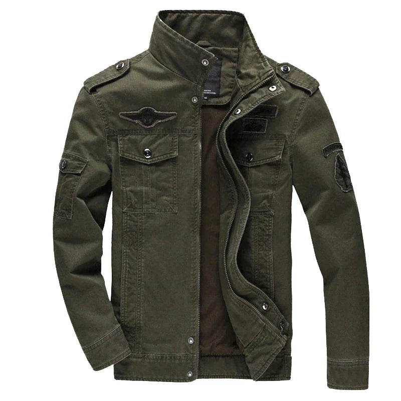 Herren Übergangsjacke | Fieldjacke Grün