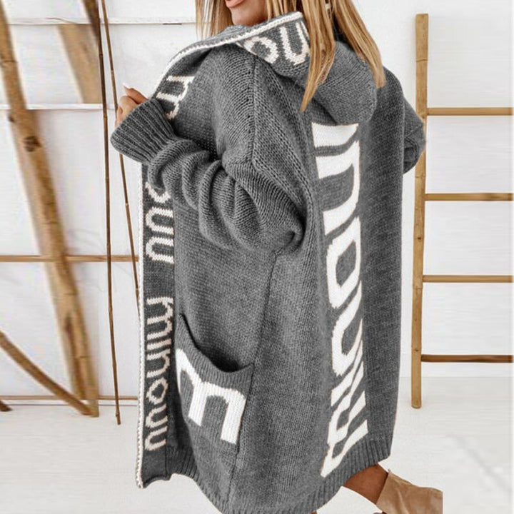 Ally | Urbaner Strick-Cardigan-Grau-S-Becker Boutique