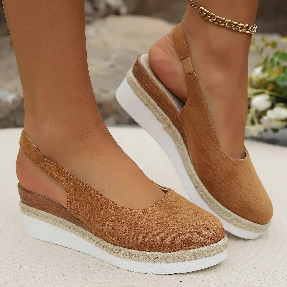 Arden | Hochwertige Sandale mit Absatz für Frauen-Beige-36-Becker Boutique