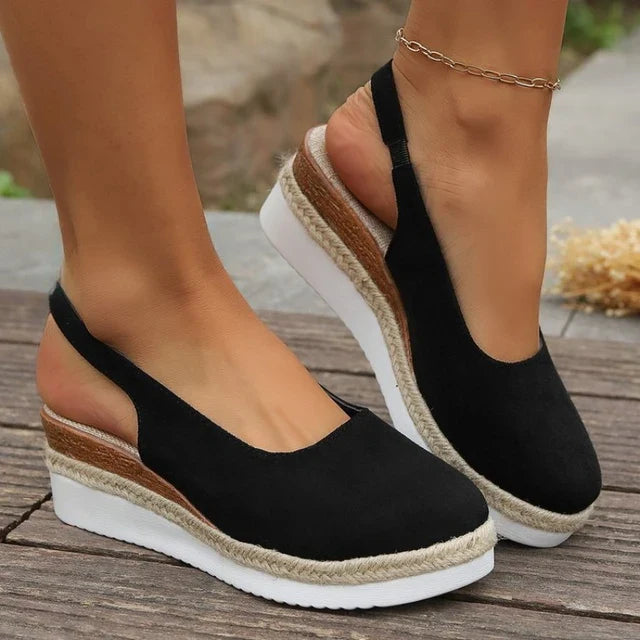 Arden | Hochwertige Sandale mit Absatz für Frauen-Schwarz-36-Becker Boutique