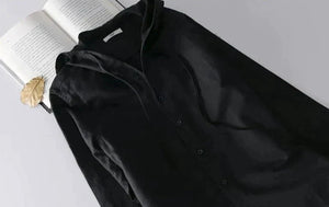 Arlo | Gestreiftes Baumwollehemd mit Kapuze-Becker Boutique