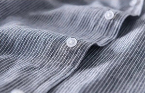 Arlo | Gestreiftes Baumwollehemd mit Kapuze-Becker Boutique