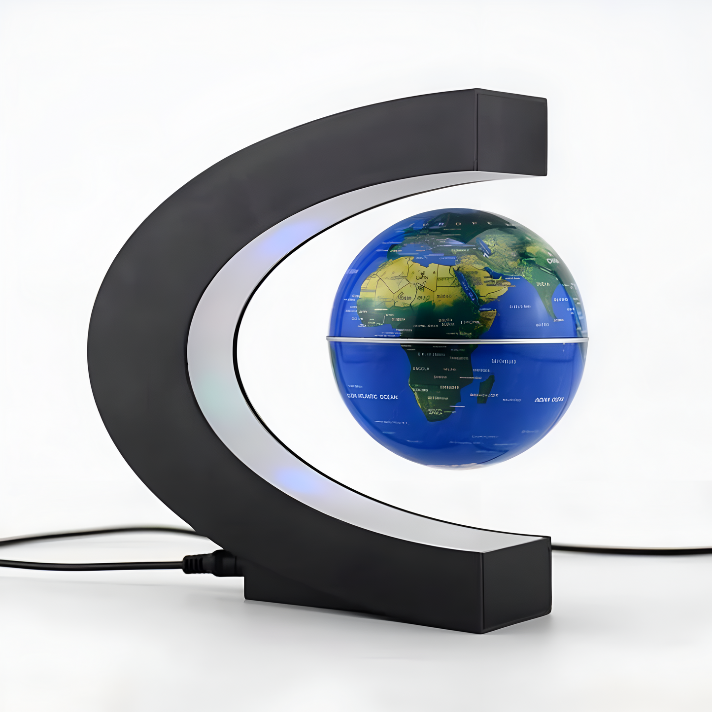 Armstrong | Magnetische Levitation Schwebende Globuslampe mit LED-Weltkarte-Blauer Globus-Becker Boutique