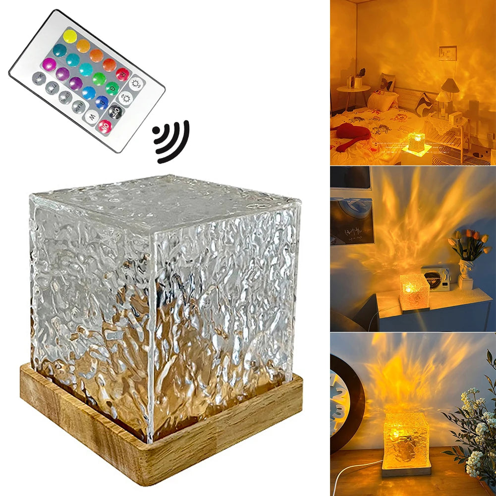 AuroGlow | Nordlichtlampe für eine beruhigende Atmosphäre-11 x 11 Cm-Becker Boutique