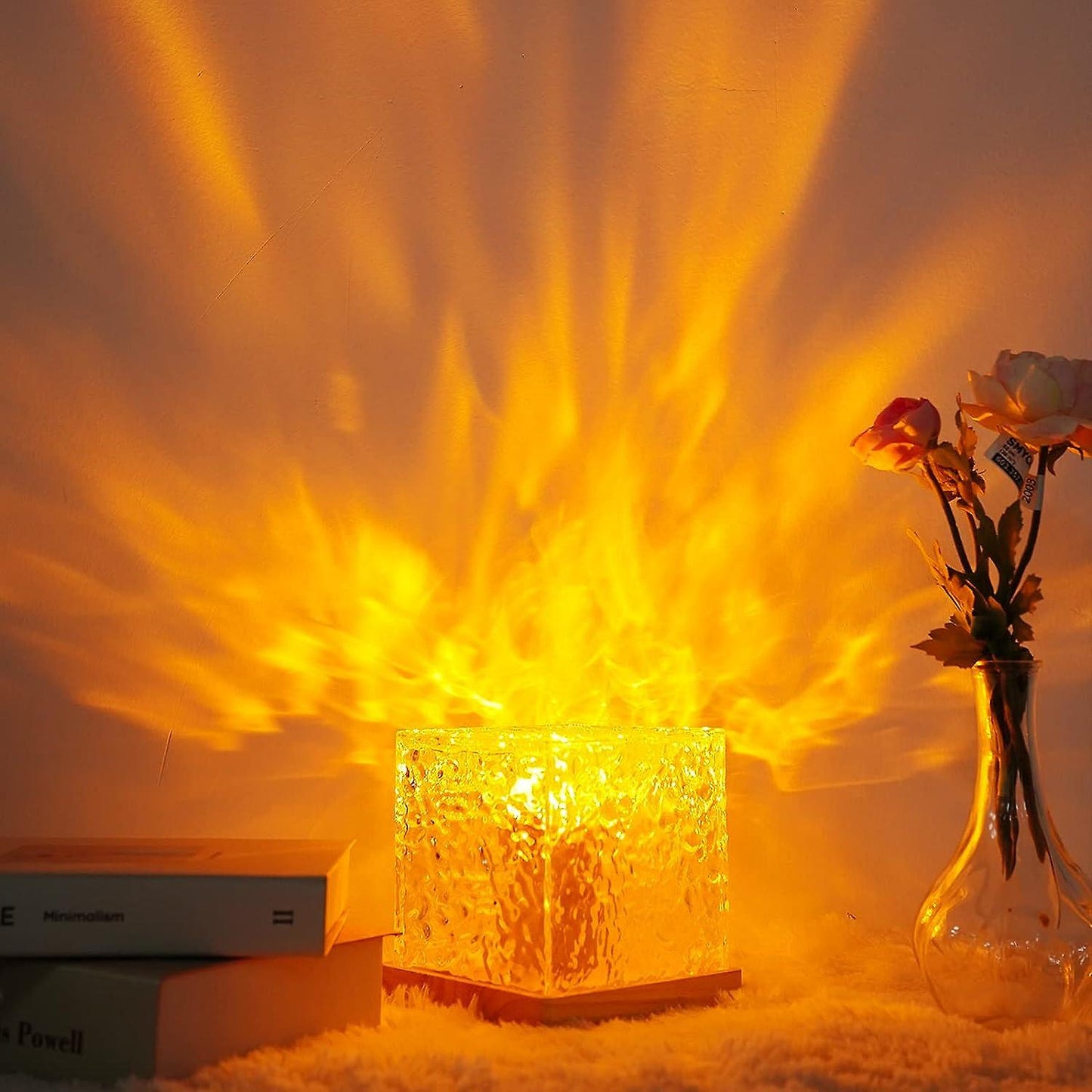 AuroGlow | Nordlichtlampe für eine beruhigende Atmosphäre-11 x 11 Cm-Becker Boutique