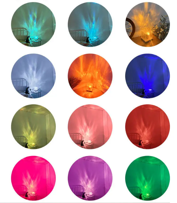 AuroGlow | Nordlichtlampe für eine beruhigende Atmosphäre-11 x 11 Cm-Becker Boutique