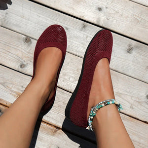 Berlin | Ergonomische Ballerinas-Weinrot-36-Becker Boutique