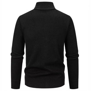 Gabin | Herre Cardigan med Lynlås, Mellemhøj Krave og Forlommer-Gabin | Herre Fleece Cardigan med Lynlås, Mellemhøj Krave og Forlommer - €36-Bentzen Butik