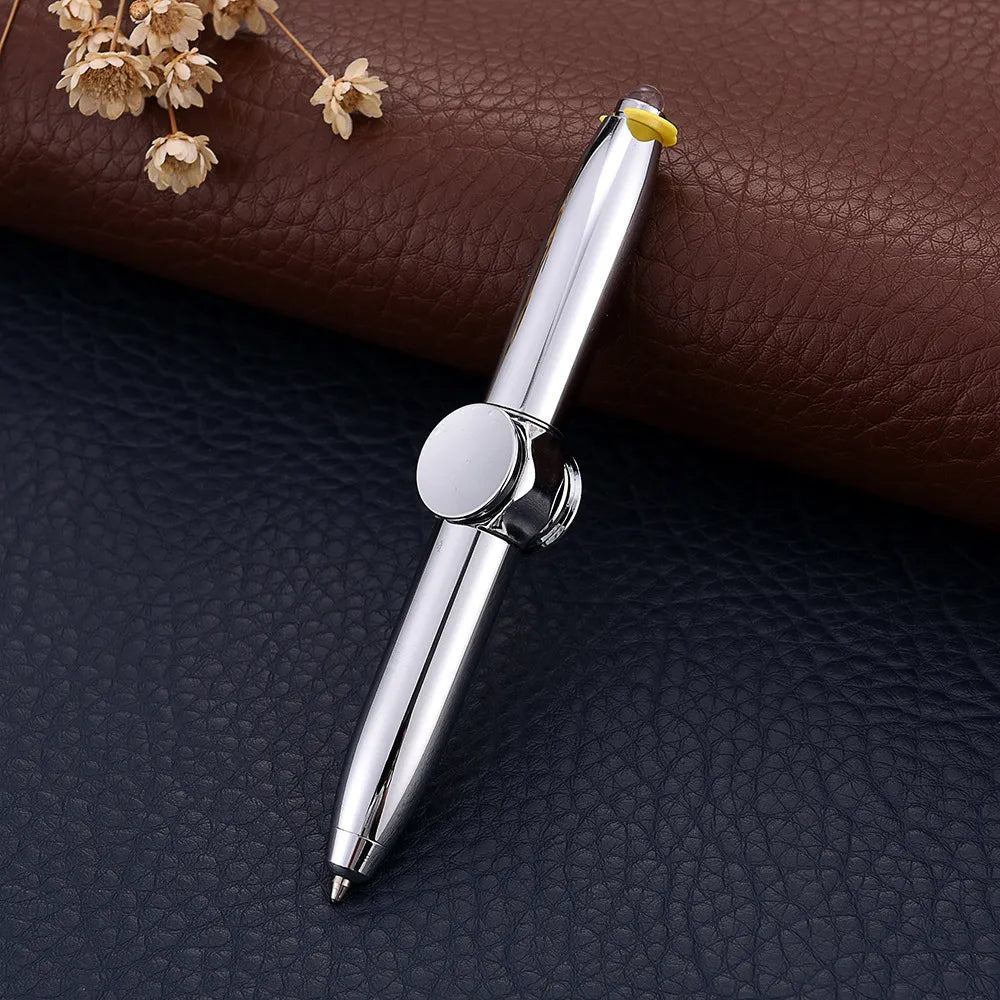 CalmPen | Fidget LED-Stift-Silber-Becker Boutique