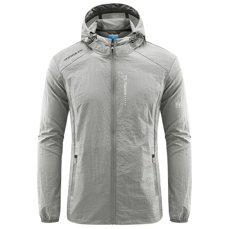 Calo | Regenjacken für damen und herr-Light Grey-XS-Becker Boutique