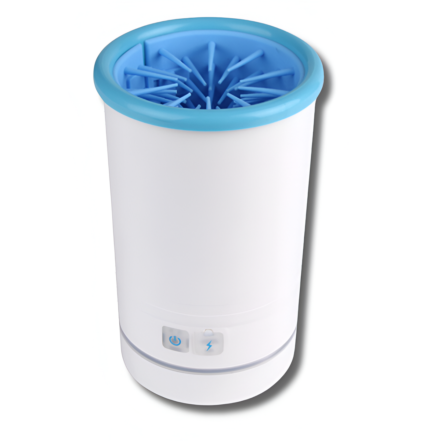 Clean Paws | Automatisch aufladbarer Hundepfotenreiniger-Weiß-Blau-Groß-Becker Boutique