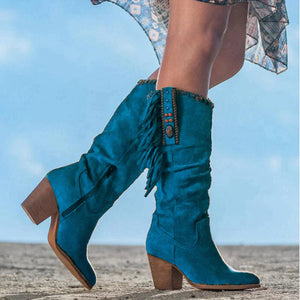 Cody | Cowboystiefel für Frauen-Blau-34-Becker Boutique