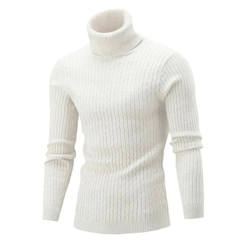 Constantin | Strickpulli mit Rollkragen-Weiß-M-Becker Boutique