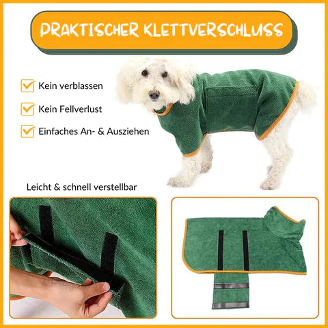 DogyDry | Absorbierende und trocknende Bademäntel für Hunde-Becker Boutique