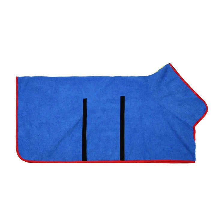 DogyDry | Absorbierende und trocknende Bademäntel für Hunde-Blau-XS-Becker Boutique