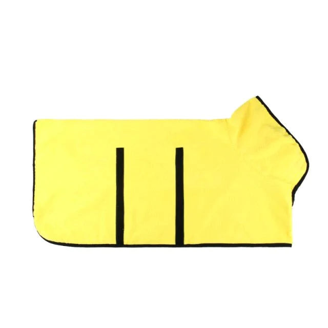 DogyDry | Absorbierende und trocknende Bademäntel für Hunde-Gelb-XS-Becker Boutique