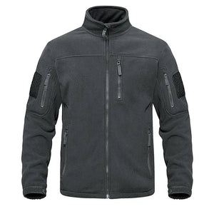 Elias - Taktische Fleece-Jacke-Dunkelgrau-S-Becker Boutique