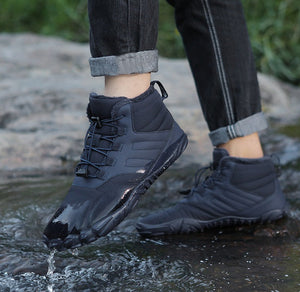 Elvia | Wasser- und winddichte Outdoor-Barfußstiefel mit Kordelzugverschluss-Becker Boutique