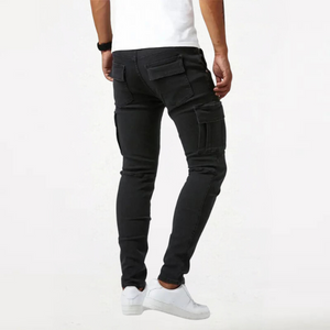 Elwin | Cargohose in Muscle fit - Stretchhose-Becker Boutique