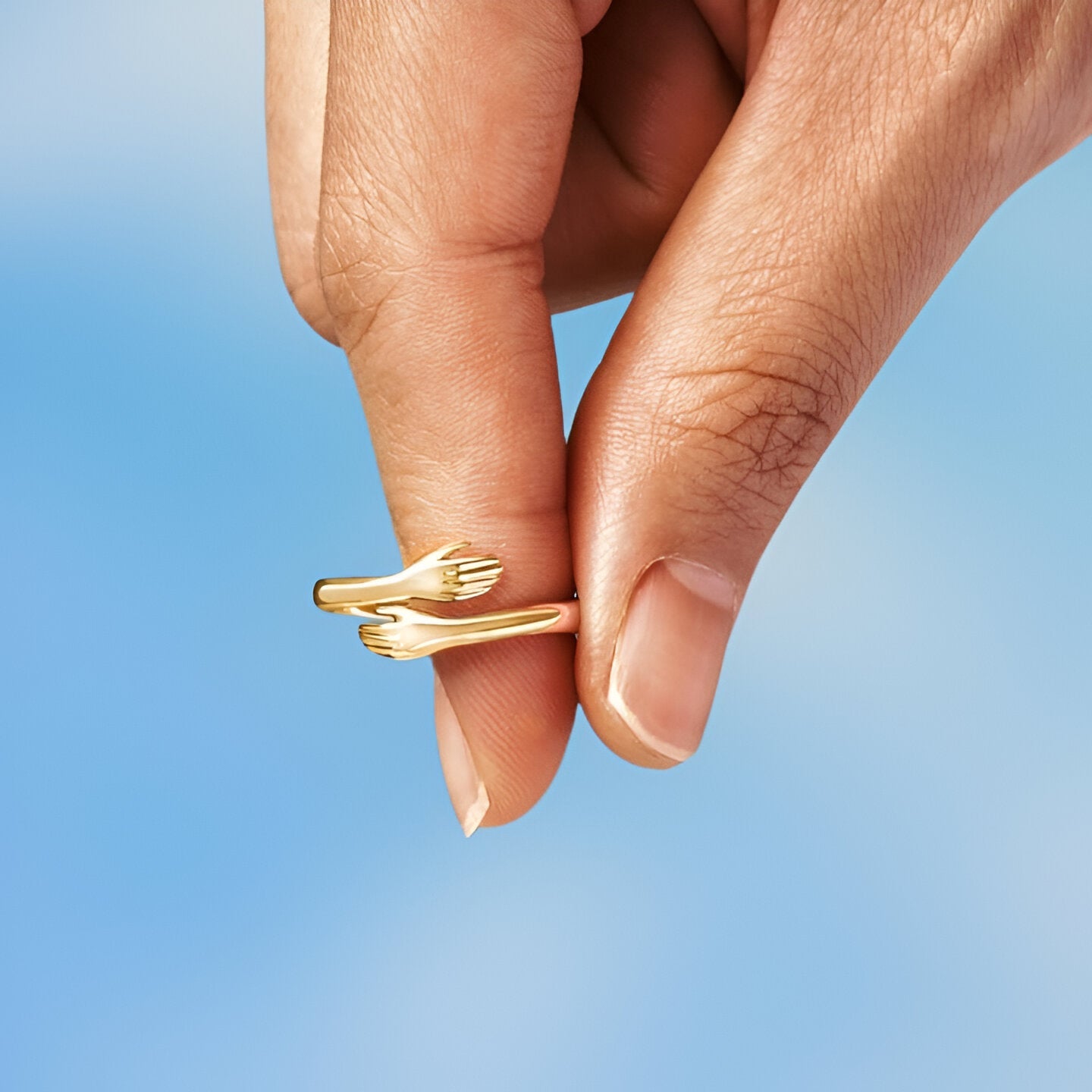 Eternal Ring | Ring mit umarmenden Händen-Becker Boutique