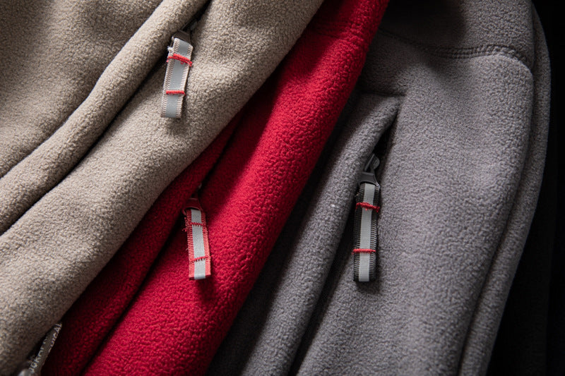Falck | Doppellagige Outdoor-Fleecejacke mit hohem Kragen-Becker Boutique