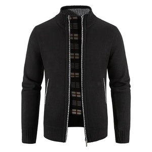 Felix | Business-Strickjacke für Männer-Schwarz-XS-Becker Boutique