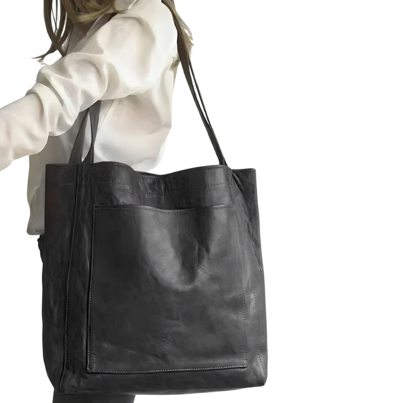 Fiona | Große Handtasche aus luxuriösem Vega-Leder mit viel Platz