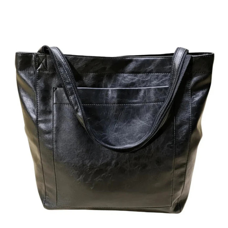 Fiona | Große Handtasche aus luxuriösem Vega-Leder mit viel Platz