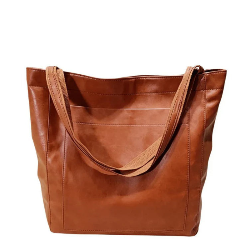 Fiona | Große Handtasche aus luxuriösem Vega-Leder mit viel Platz