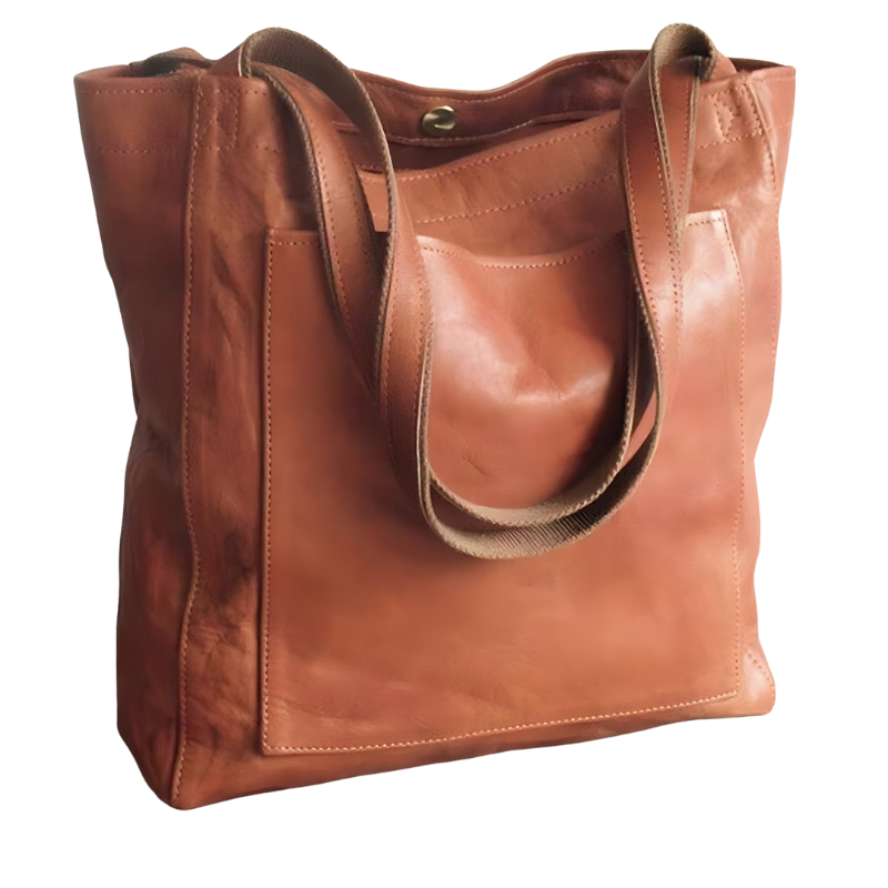 Fiona | Große Handtasche aus luxuriösem Vega-Leder mit viel Platz