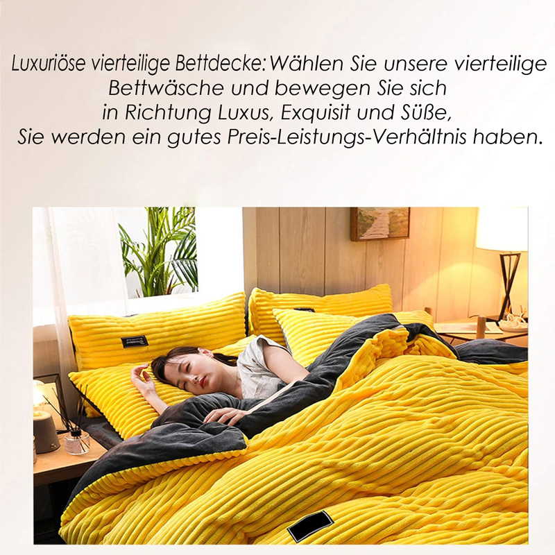 Fleecy | Doppelseitiger Samtbezug für Decke und Kissen-Becker Boutique