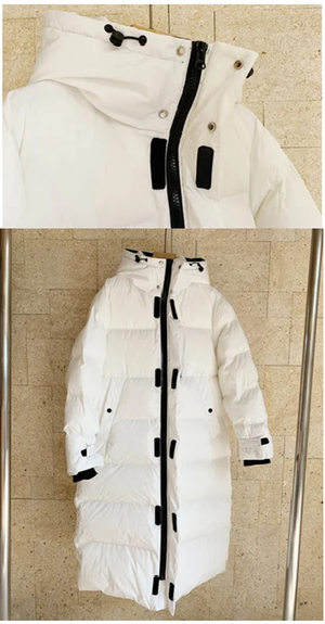 Fleur | Übergroße Jacke mit Kapuze Wasserdicht und winddicht-Becker Boutique