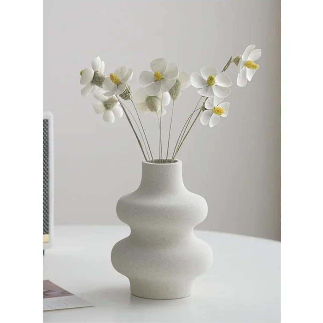 Flora | Keramische Vase für Wohnkultur-Doppelte Lage-Becker Boutique