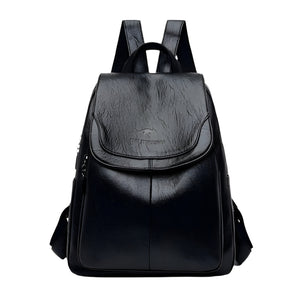 Flora | rucksack mit viel Platz und Diebstahlschutz-Schwarz-Becker Boutique