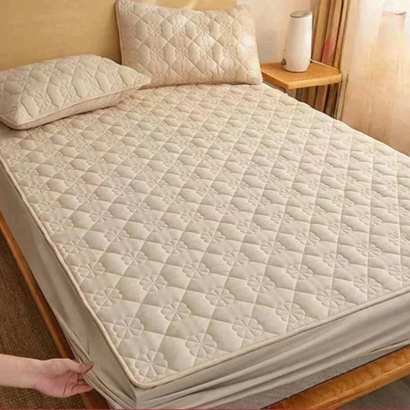 Frete | Luxusbettwäsche mit Baumwollstretch-Beige-150x200cmx30cm-Becker Boutique