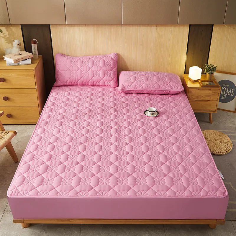 Frete | Luxusbettwäsche mit Baumwollstretch-Rosa-150x200cmx30cm-Becker Boutique