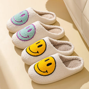 Fuzzy | Smile Anti-Rutsch-Hausschuhe mit Plüsch-Innenausstattung-Becker Boutique