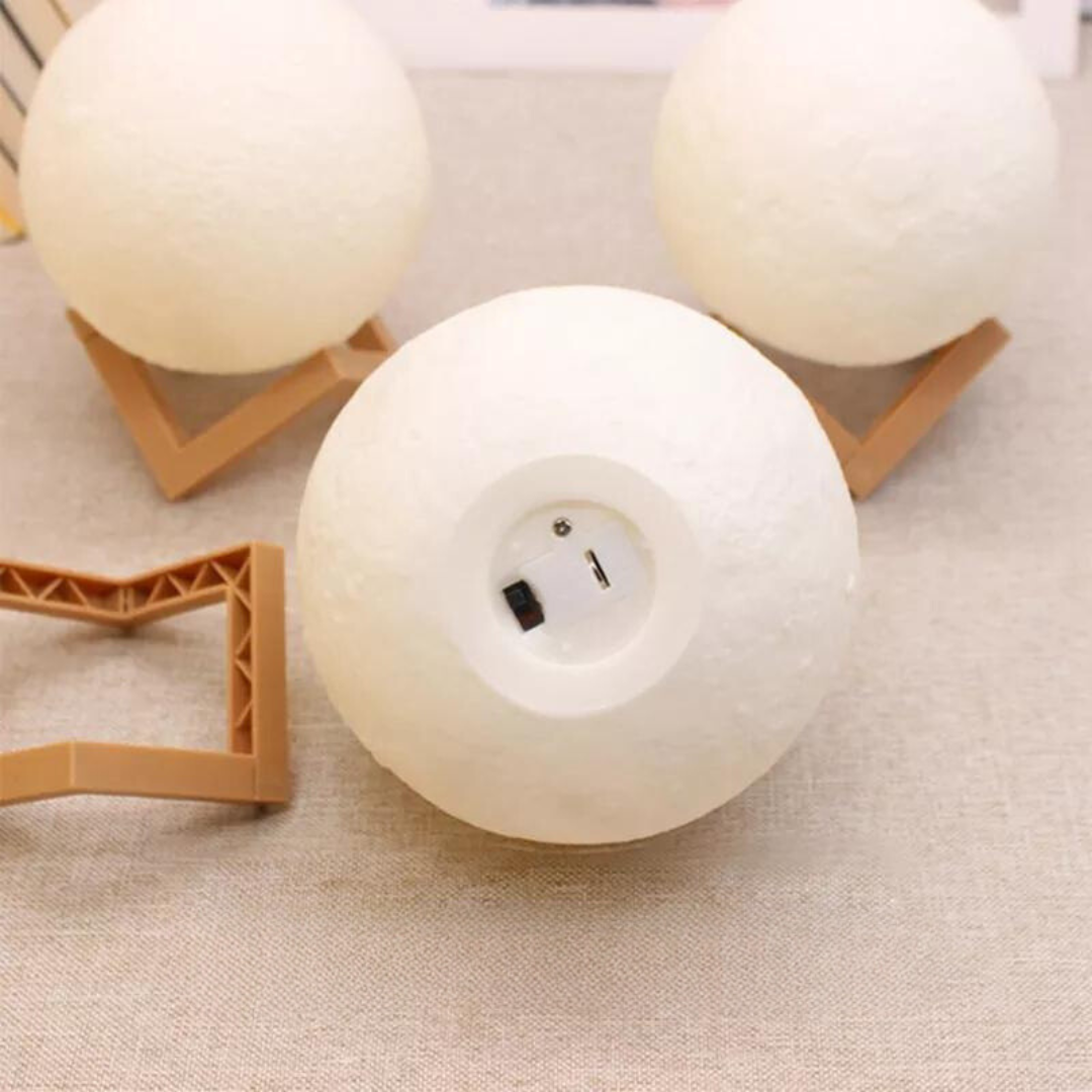 GoodNight | Moon Nachtlampe-Batteriebetriebenes warmes Licht-8.5cm-Becker Boutique