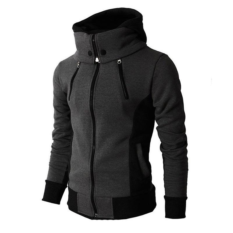 Thibaut | Fleecejacke Herren mit Kapuze und Stehkragen