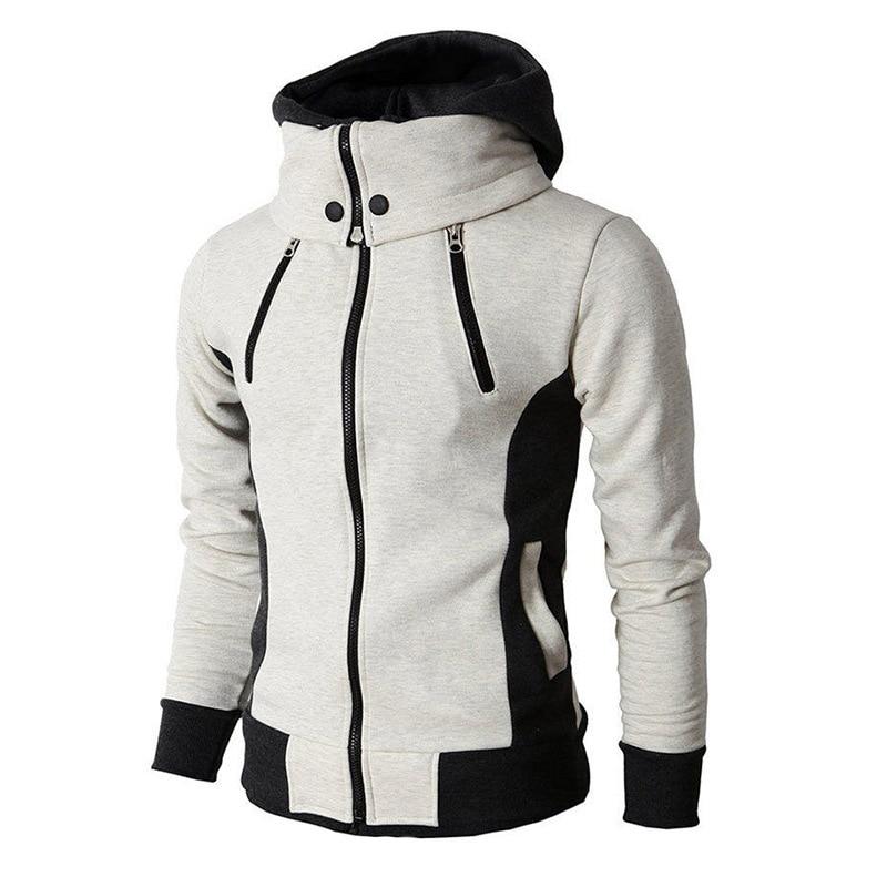 Thibaut | Fleecejacke Herren mit Kapuze und Stehkragen