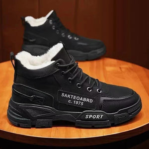 Hartwin | Bequeme taktische Stiefel für den Außenbereich-Schwarz gefüttert-39-Becker Boutique